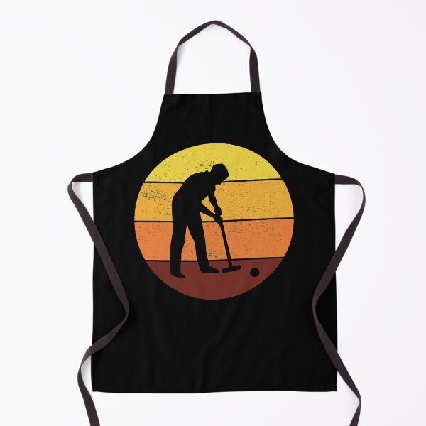Item preview, Croquet Player Outdoor Vintage Retro Sunset designed and sold by CuteDesigns1.