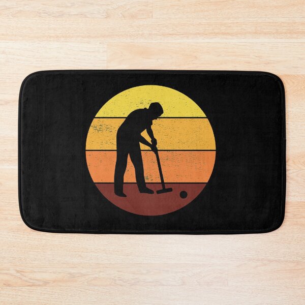 Item preview, Croquet Player Outdoor Vintage Retro Sunset designed and sold by CuteDesigns1.