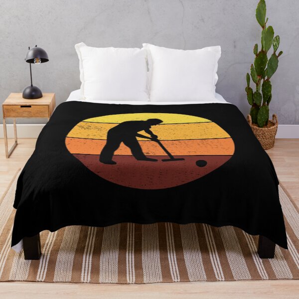 Item preview, Croquet Player Outdoor Vintage Retro Sunset designed and sold by CuteDesigns1.