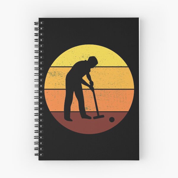 Item preview, Croquet Player Outdoor Vintage Retro Sunset designed and sold by CuteDesigns1.