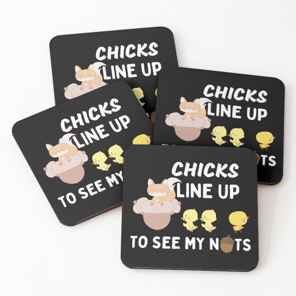 Item preview, Chicks line up to see my nuts designed and sold by Hanzoolingoff.