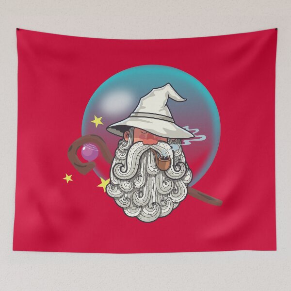 Item preview, Merlin and the Magic Stick designed and sold by TrazosdeLala.