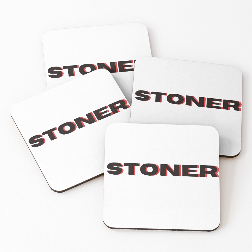 Artikel-Vorschau von Untersetzer (4er Set), designt und verkauft von WeedHighLife.