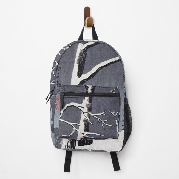 Item preview, Japanese Woodblock Art Moonlight on Snow (1936) by Hiroaki Takahashi designed and sold by Designedbysm.