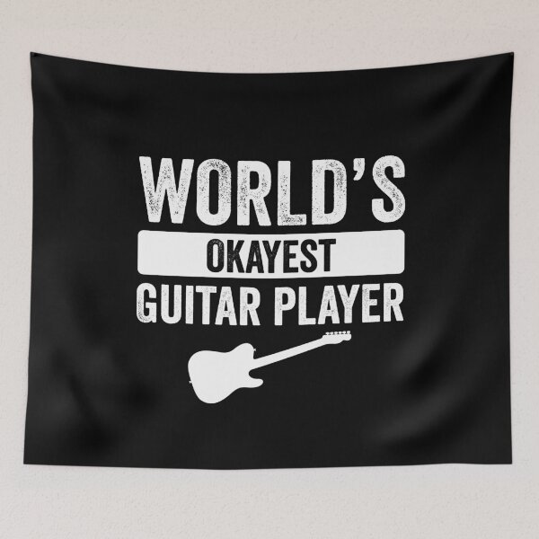 Item preview, World's Okayest Guitar Player designed and sold by HorizonDesignz.