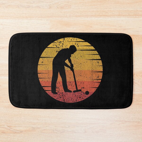 Item preview, Croquet Player Outdoor Vintage Retro Sunset designed and sold by CuteDesigns1.