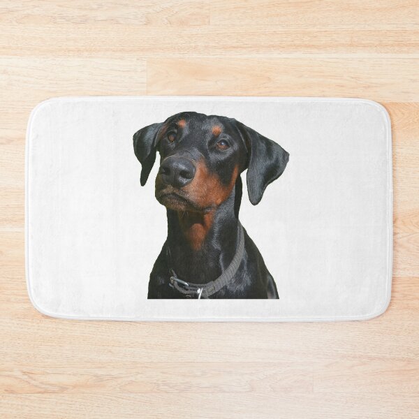 Aperçu de l'œuvre Autocollant Dobermann créée et vendue par apuppyfeed.