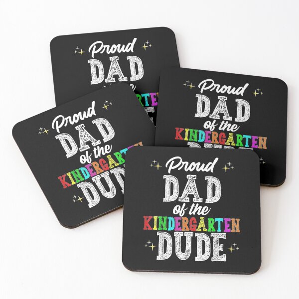 Item preview, Proud DAD of the Kindergarten Dude designed and sold by maydebanxin.