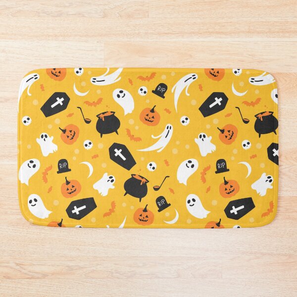 Item preview, spooky halloween pattern designed and sold by TwelveTonnes.