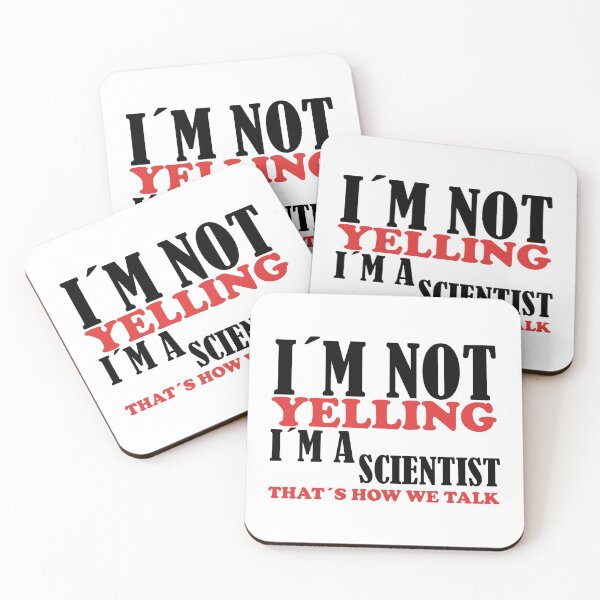 Item preview, i´m not yelling i´m a scientist gifts  designed and sold by seriesxanime.