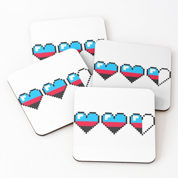 Item preview, Polyamory 8 bit Video Game  Life Hearts designed and sold by PolyKinkyQueer.
