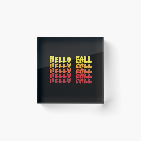 Item preview, Hello Fall , Colorful Autumn designed and sold by ARTsPlural.