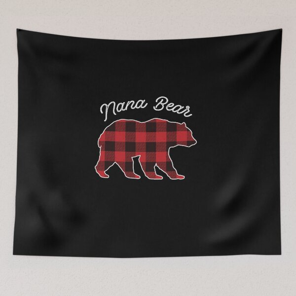 Item preview, Nana Bear - Red Plaid Christmas Pajama Family Gift designed and sold by DavisHasari.