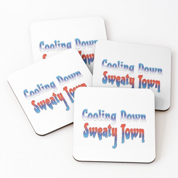 Item preview, COOLING DOWN SWEATY TOWN WATER HYDRATION HEALTH H2O designed and sold by Harlake.