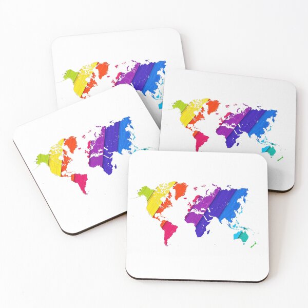 Item preview, Rainbow map #love designed and sold by JBJart.