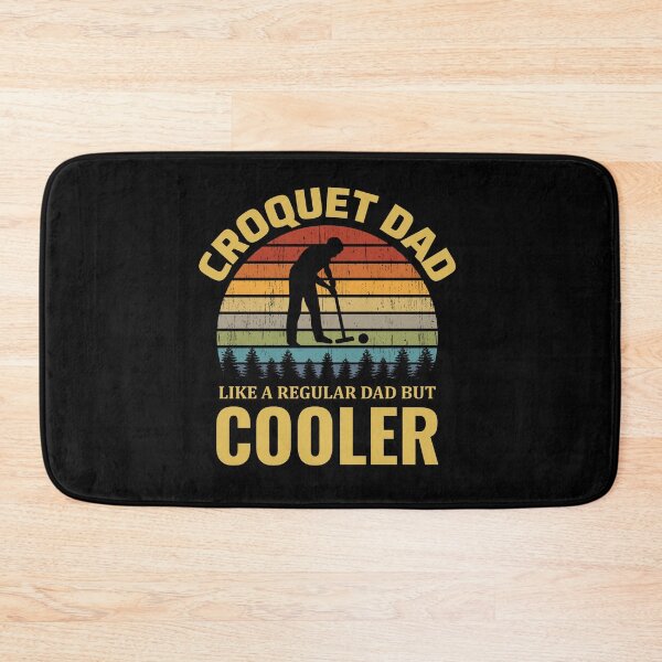 Item preview, Croquet Dad Papa Outdoor Vintage Retro Sunset designed and sold by CuteDesigns1.
