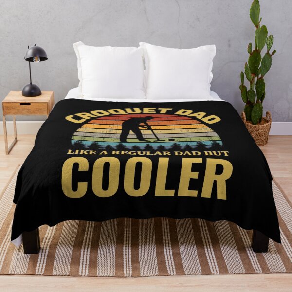 Item preview, Croquet Dad Papa Outdoor Vintage Retro Sunset designed and sold by CuteDesigns1.