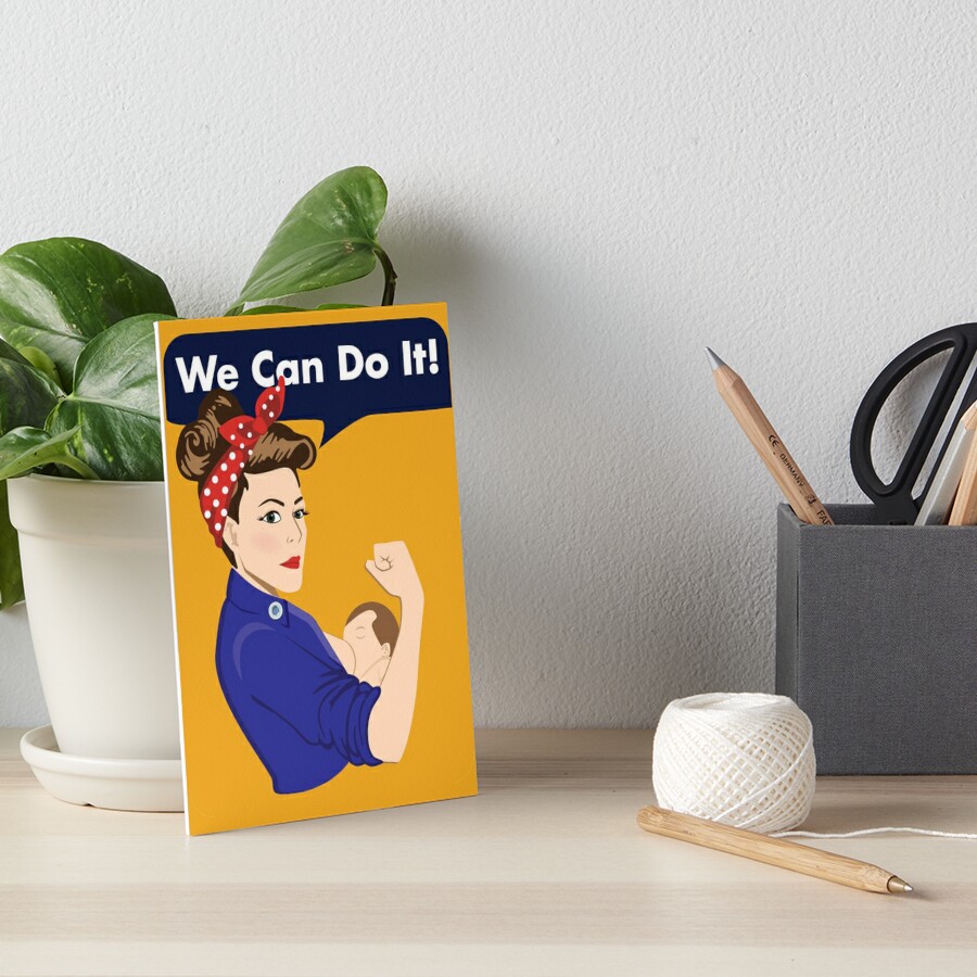 Rosie The Riveter Breastfeeding  Poster for Sale by Katherine