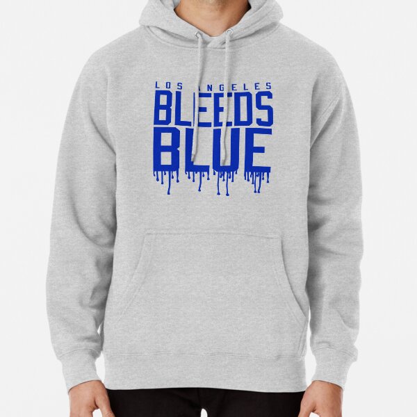 RoutinePrinting Bleed Blue La - Adult Hoodie