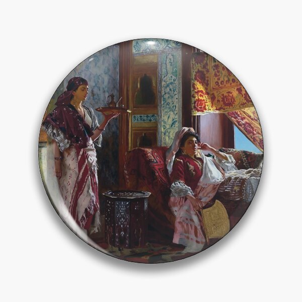 Item preview, Taking Tea in the Harem by Rudolf Ernst designed and sold by academic-art.