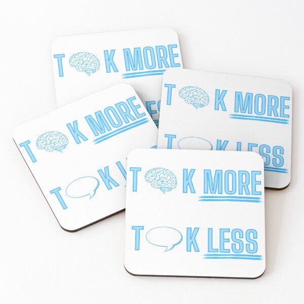 Item preview, Think More, Talk Less - Blue designed and sold by OlympicsMerch.