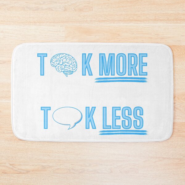 Item preview, Think More, Talk Less - Blue designed and sold by OlympicsMerch.