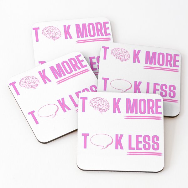 Item preview, Think More, Talk Less - Pink designed and sold by OlympicsMerch.
