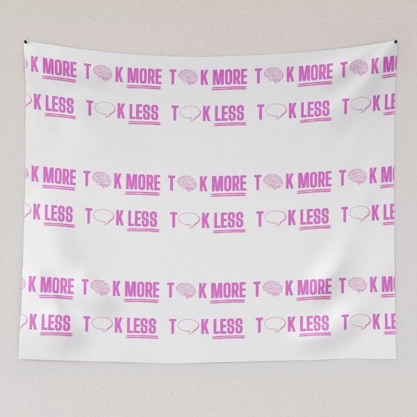 Item preview, Think More, Talk Less - Pink designed and sold by OlympicsMerch.