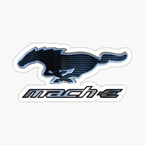 Mustang Mach-E Pony Badge Sticker