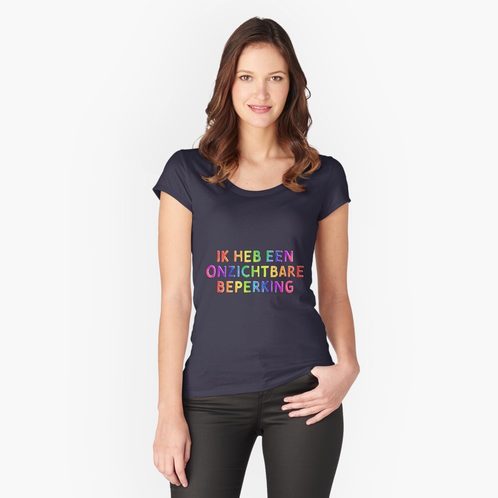Item preview, Fitted Scoop T-Shirt designed and sold by NeuroElfje.
