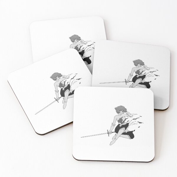 Item preview, Cutey Honey battle design (grayscale) designed and sold by xenophobe010.