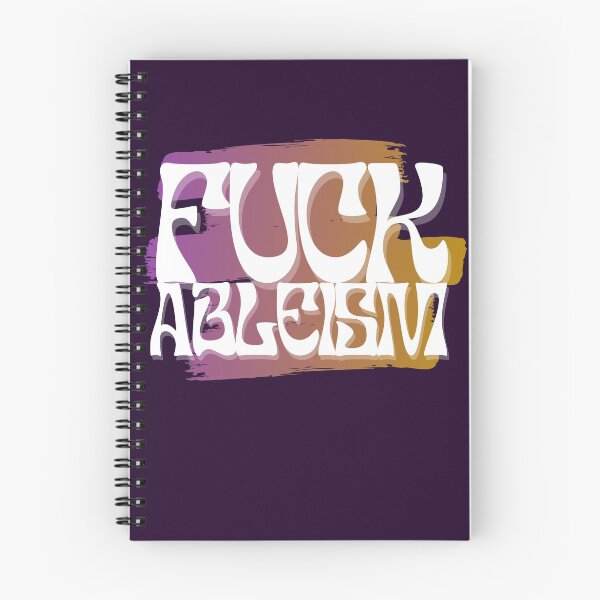 Item preview, FUCK ABLEISM! Retro style disability design designed and sold by SunnyAlloy.