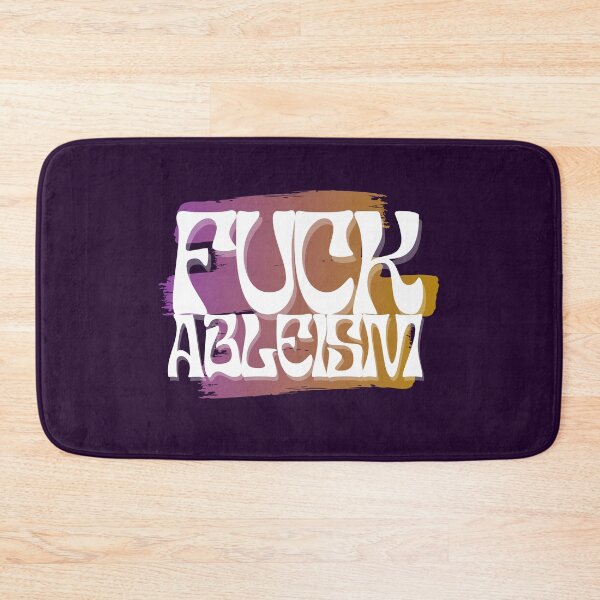 Item preview, FUCK ABLEISM! Retro style disability design designed and sold by SunnyAlloy.