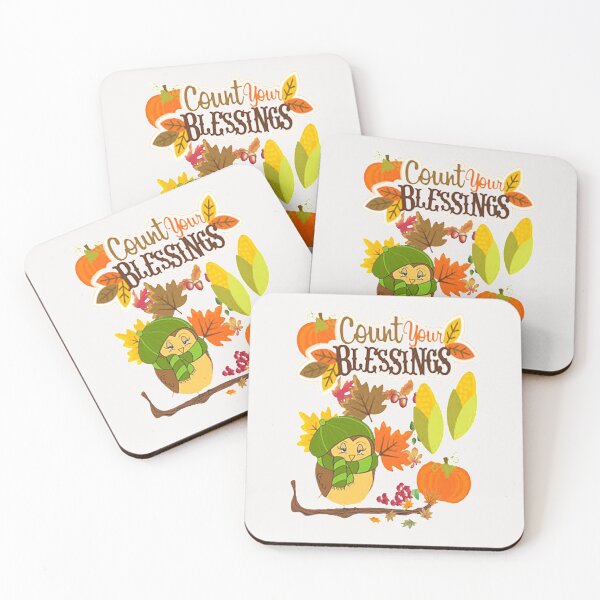Item preview, Count Your Blessings, Plaid and all things pumpkin Thanksgiving ,Thankful Grateful Blessed, Pumpkin spice and all things nice designed and sold by Adri Barnard.