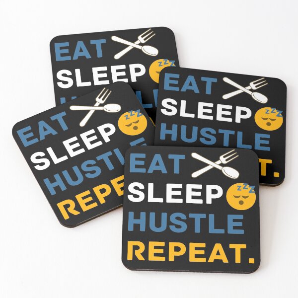 Item preview, Eat Sleep Hustle Repeat. designed and sold by InsaneCorner.