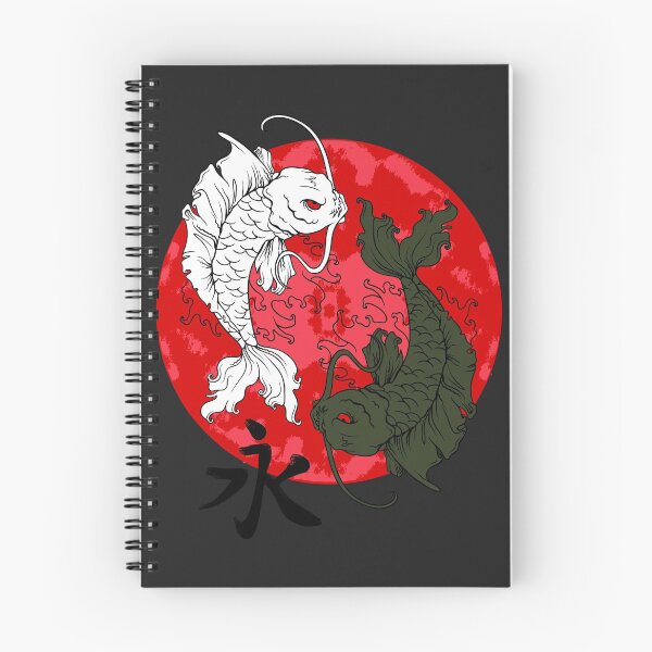 Item preview, Japanese Koi Fish, Yin Yang designed and sold by Verdant Rose Studio.