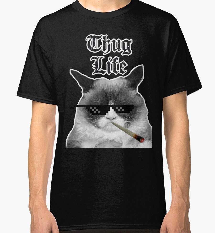 thug life kitten shirt