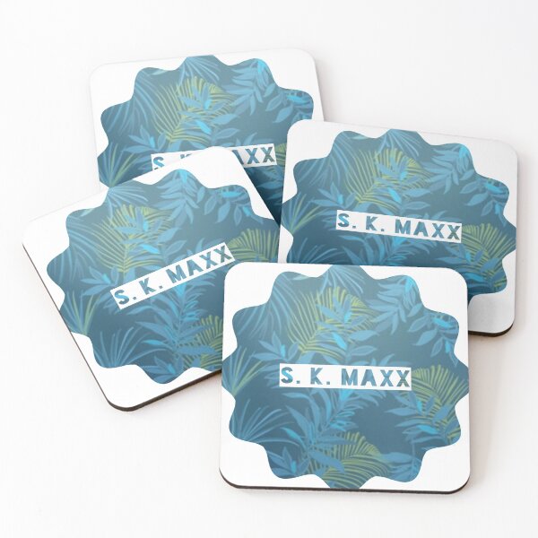 Item preview, Jungle leaves with brand logo designed and sold by SKMAXX.
