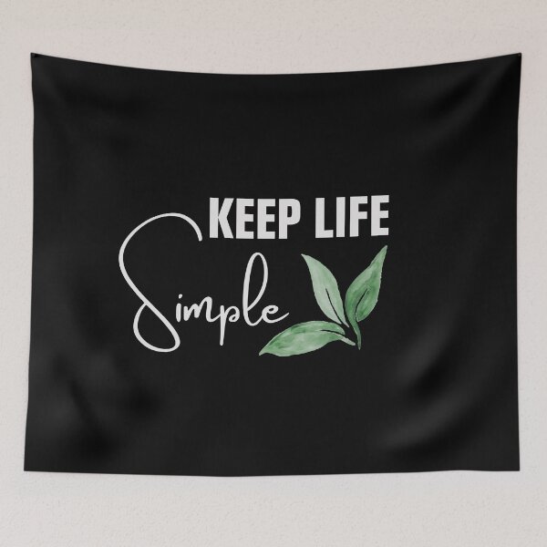Item preview, Keep life simple minimalist design designed and sold by vashumaso.