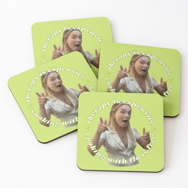 Item preview, therapy is expensive, cooking with flo is free designed and sold by remcneil.