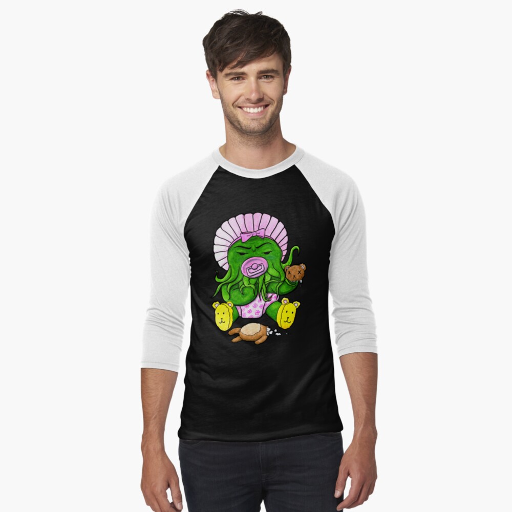 Item preview, Baseball ¾ Sleeve T-Shirt designed and sold by amysnotdeadyet.