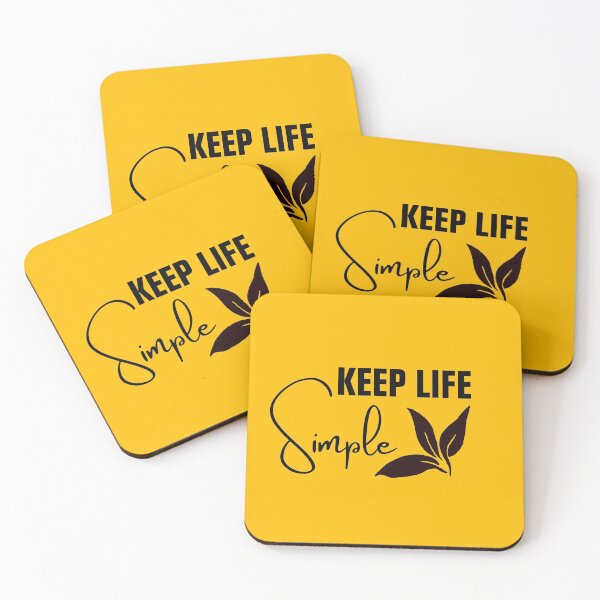 Item preview, Keep life simple minimalist design designed and sold by vashumaso.