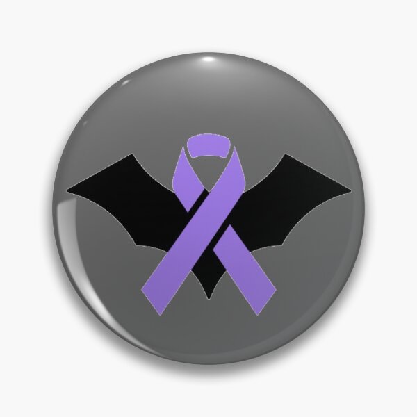 Item preview, Bat and Awareness Ribbon  designed and sold by CaitlynConnor.
