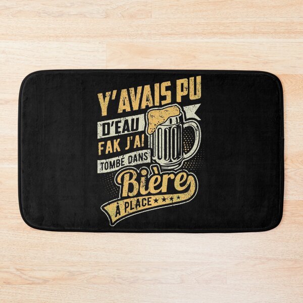 Item preview, Meme Québécois - There was enough water fak I fell in beer instead designed and sold by Sampik.