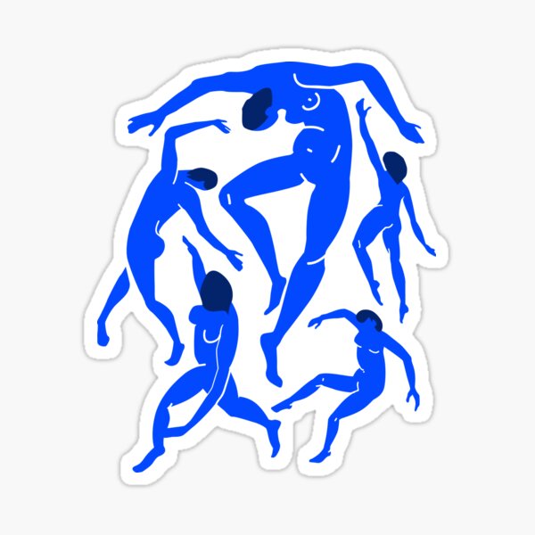 Item preview, The Dance 3 | Henri Matisse - La Danse | Ultramarine Blue designed and sold by karanwashere.