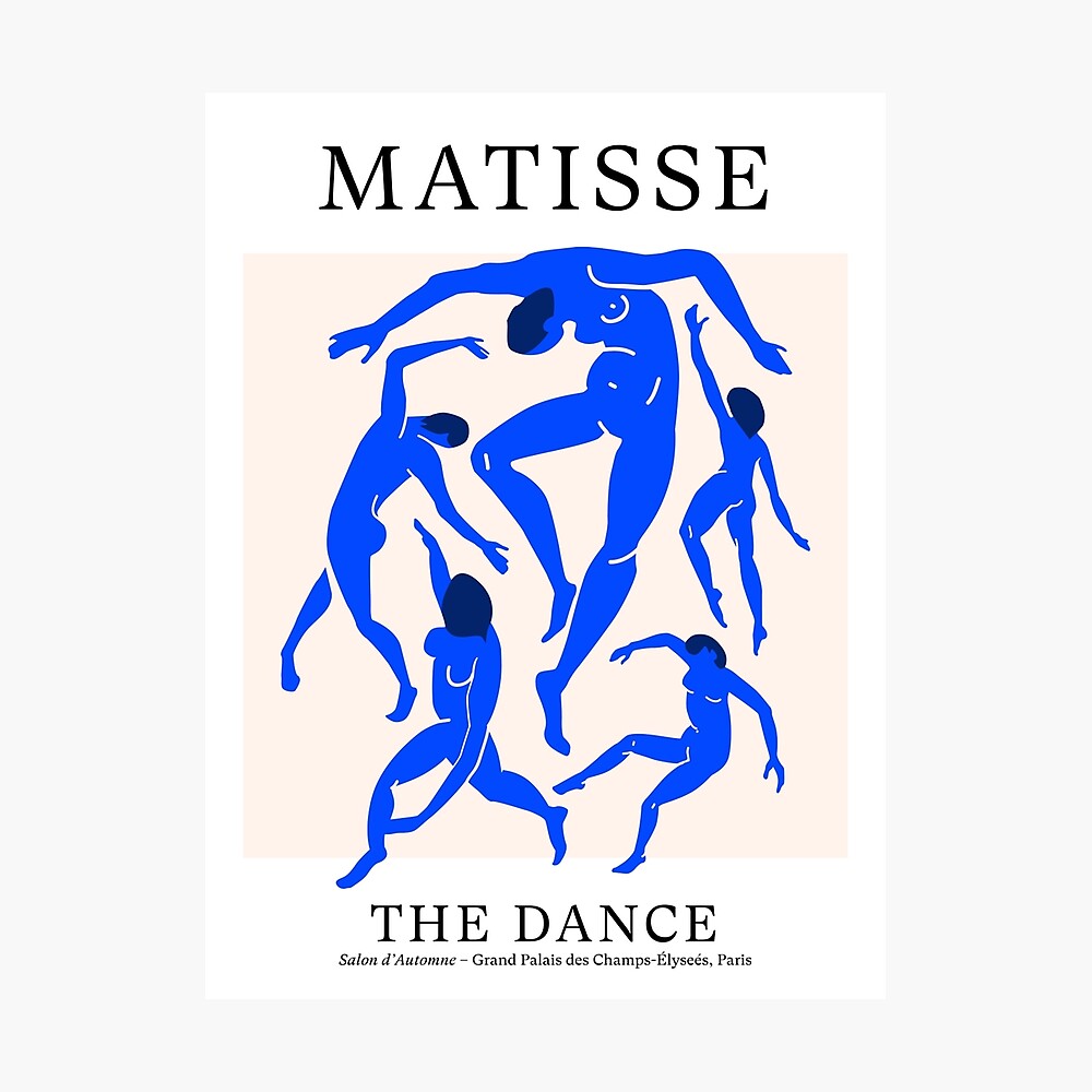 The 3 | Henri Matisse - La Danse | Ultramarine Blue" Poster for Sale | Redbubble