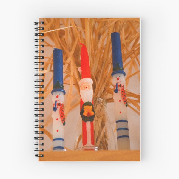 Item preview, Santa and Snowman Candle Christmas Ornaments designed and sold by ezgi-yc.
