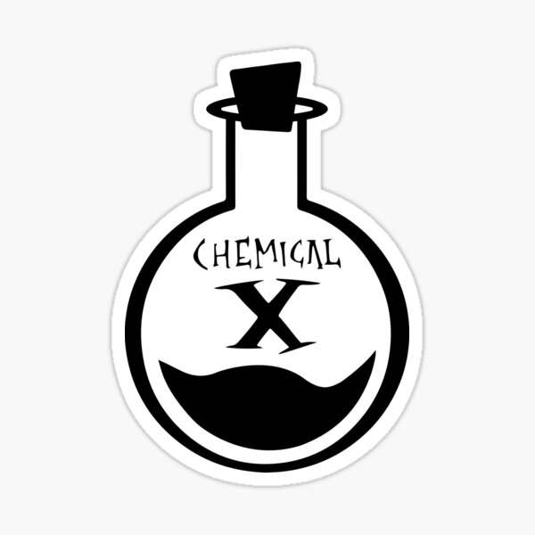 "Chemical X" Sticker for Sale by edisr00 Redbubble