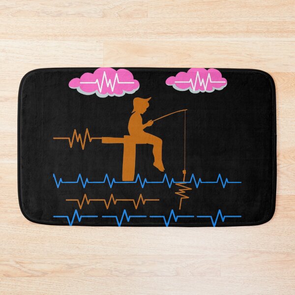 Item preview, Fishing Hook Heartbeat, child fishing for heartbeats designed and sold by mastiendass.