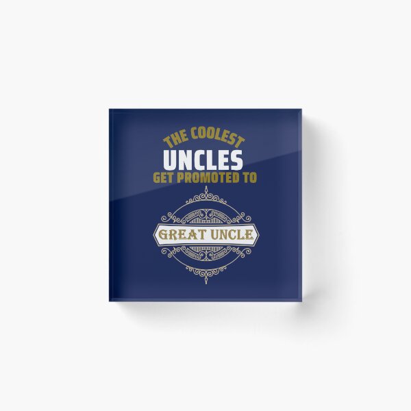 Item preview, The Coolest Uncles Get Promoted To Great Uncle designed and sold by TeesbyGinyard.